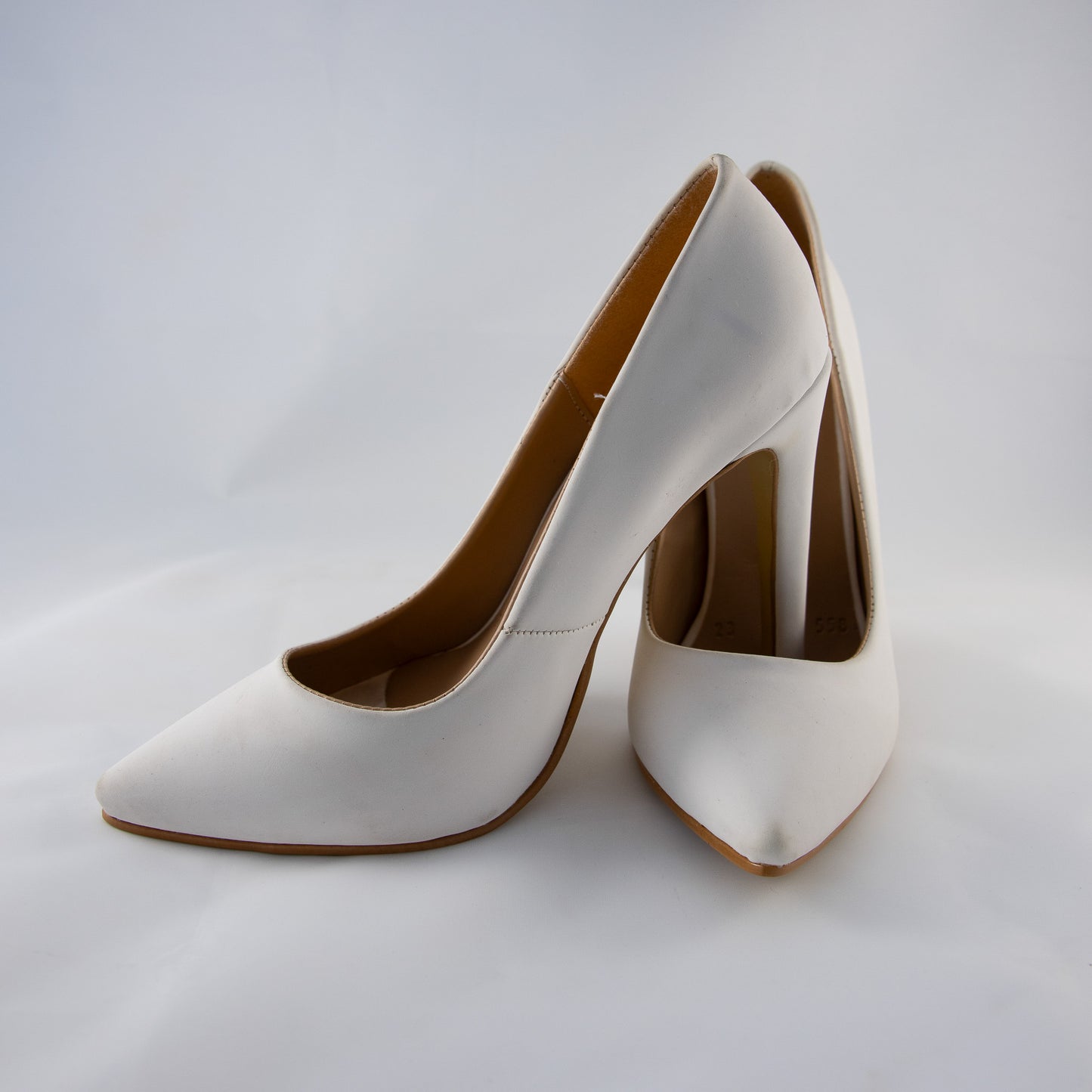 Valentina Stiletto blanco clásico