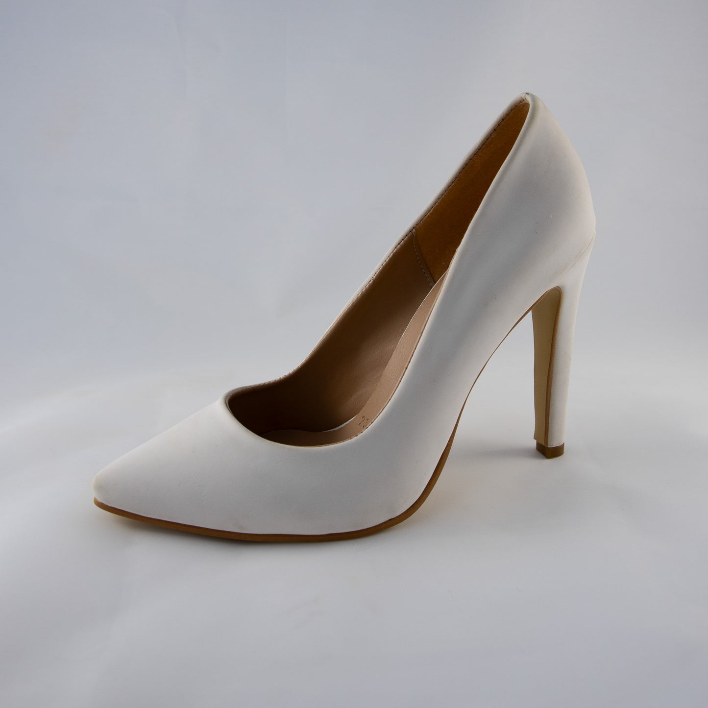 Valentina Stiletto blanco clásico