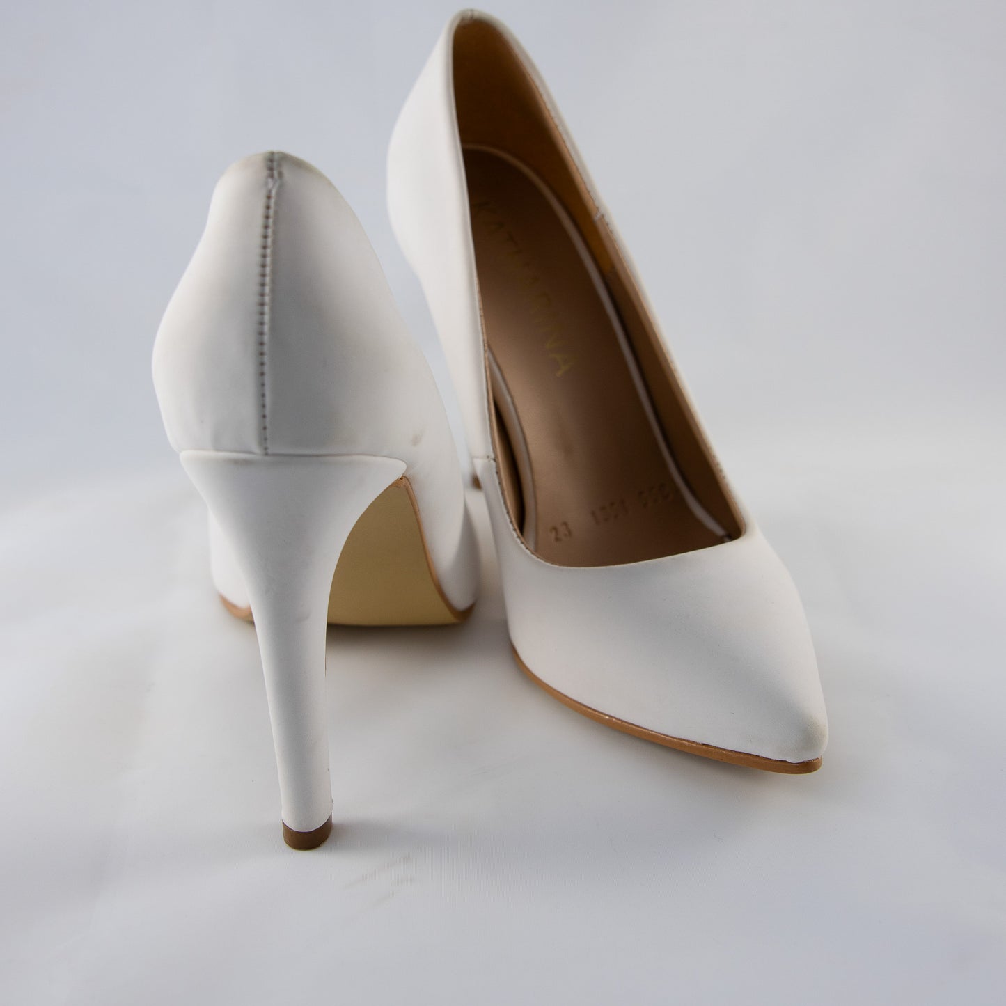Valentina Stiletto blanco clásico